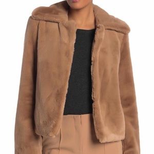 NWT Theory Faux Fur jacket, small
